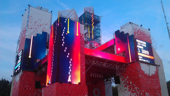 Vodafone Stage video game, Sziget, 2011