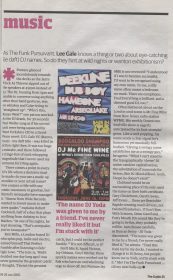 Music: DJ names, The Guardian’s The Guide, 2010