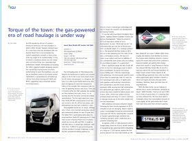 Torque of the town: the gas-powered era of road haulage is underway, International Gas, 2017