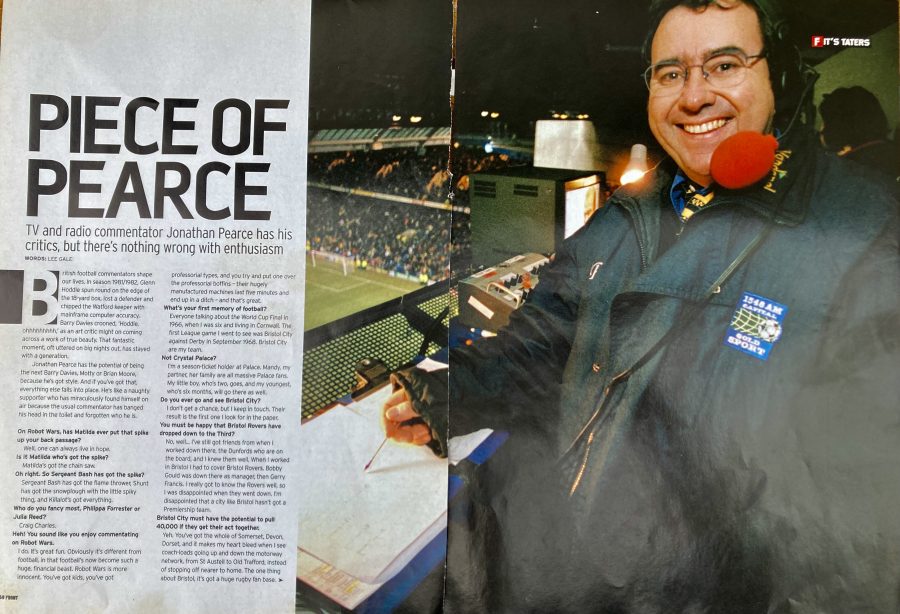 Piece of Pearce: an interview with Jonathan Pearce, Front, 2002